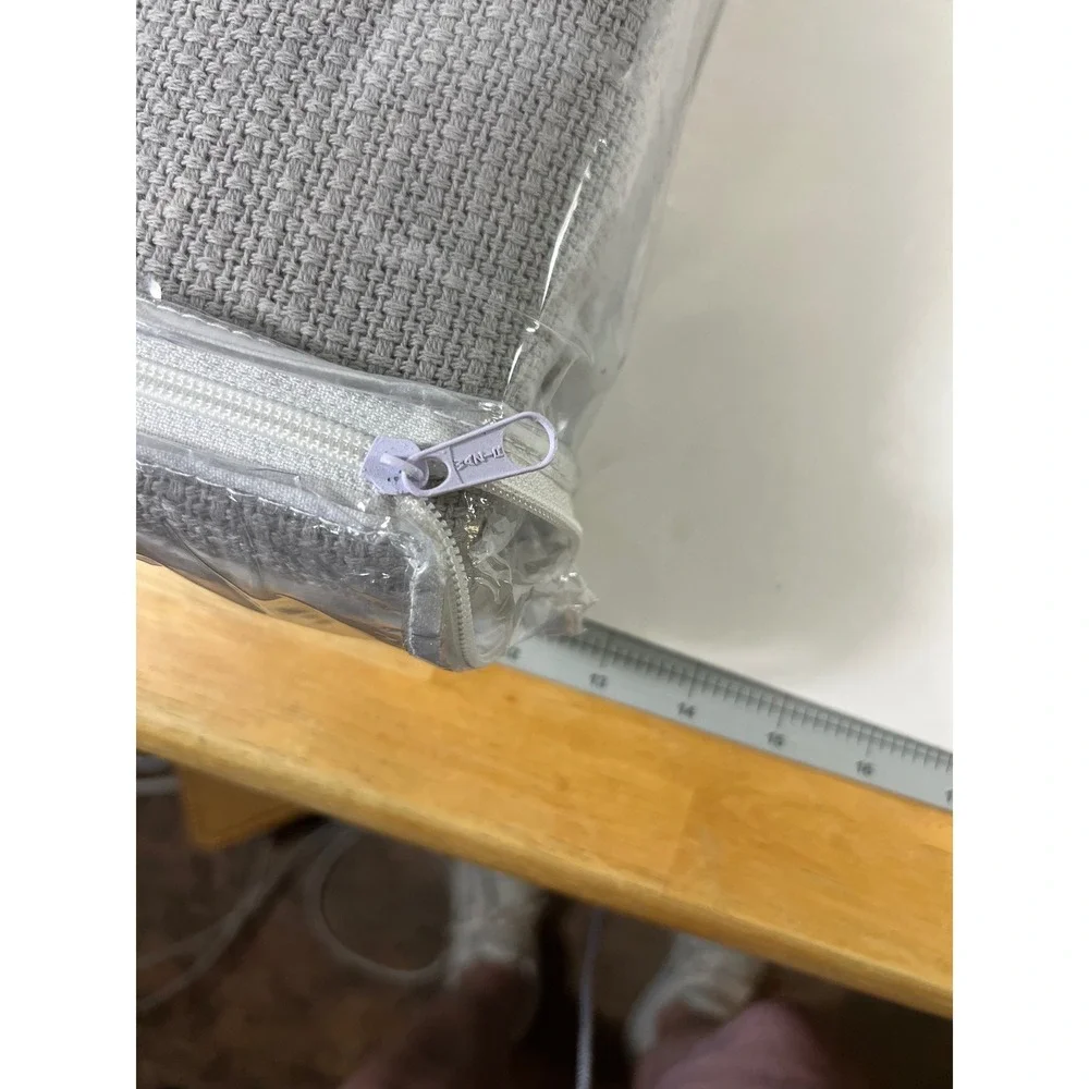 Madison Park Full/Queen Cotton Woven Blanket Gray Fresh Spun NIP